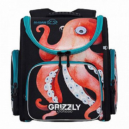 Рюкзак школьный GRIZZLY RAr-081-11 /1 octopus
