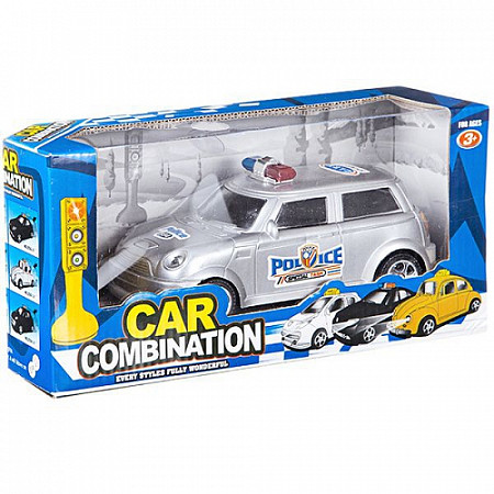 На картинке изображен Машина Полиция на батарейках Q934-21 Машина Полиция на батарейках Q934-21