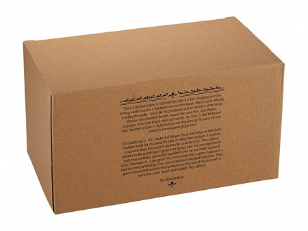 Набор кружек Avenue для коктейля с рецептом Moscow mule 10040300