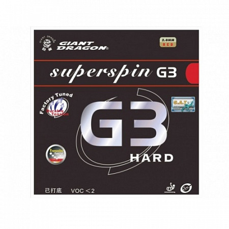 Накладка на теннисную ракетку Giant Dragon Superspin G3 hard 30-009H