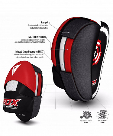 Лапы RDX FPR-T1R REX CURVE T1 red/black