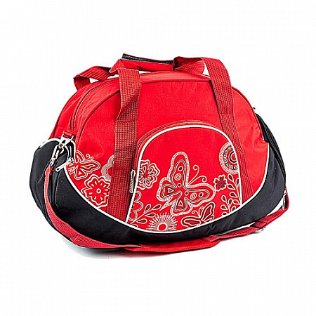 На картинке изображен Спортивная сумка Polar 5988 red/white Спортивная сумка Polar 5988 red/white
