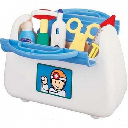 На картинке изображен Игровой набор Kiddieland Маленький доктор 017673 Игровой набор Kiddieland Маленький доктор 017673