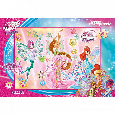 На картинке изображен Пазлы Step Puzzle 120 "Winx" (Rainbow) набор 7 Пазлы Step Puzzle 120 "Winx" (Rainbow) набор 7