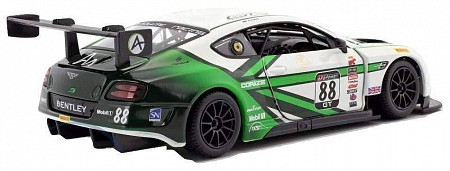 На картинке изображен Коллекционная машина Bburago 1:24 Bentley Gt3 (18-28008) Коллекционная машина Bburago 1:24 Bentley Gt3 (18-28008)