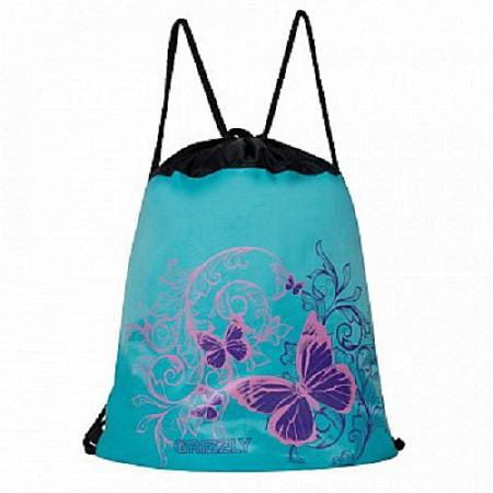 Мешок для обуви GRIZZLY OM-91-14 /3 light blue