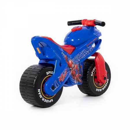 На картинке изображен Мотоцикл Полесье Marvel Человек-паук 78735 Мотоцикл Полесье Marvel Человек-паук 78735