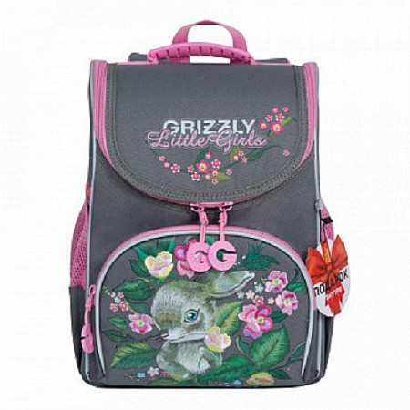 Рюкзак школьный GRIZZLY RA-973-3 /2 grey