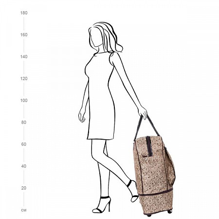 Дорожная сумка Polar 7030.1 black/brown