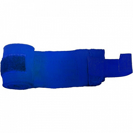 На картинке изображен Бинт боксерский 2,5м эластик Blue С-311 Бинт боксерский 2,5м эластик Blue С-311