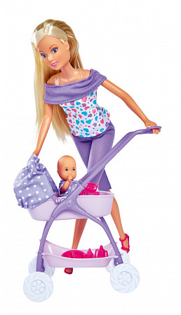 Кукла Steffi LOVE Baby walk 29 см. (105733067) violet
