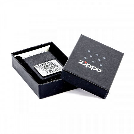 Зажигалка Zippo Pewter in Black Crackle 363