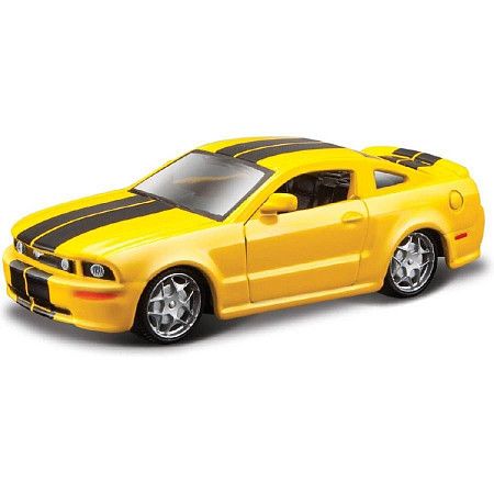 Машинка Bburago 1:64 Ford Mustang GT (18-59024) yellow