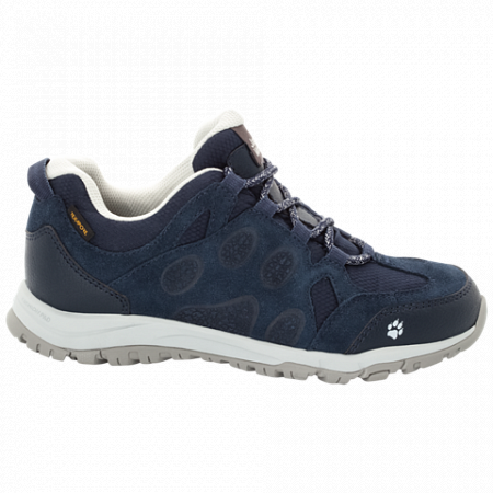 Полуботинки женские Jack Wolfskin Rocksand Texapore Low W midnight blue