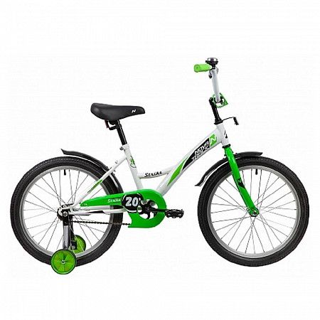 Велосипед Novatrack Strike 20” white/green