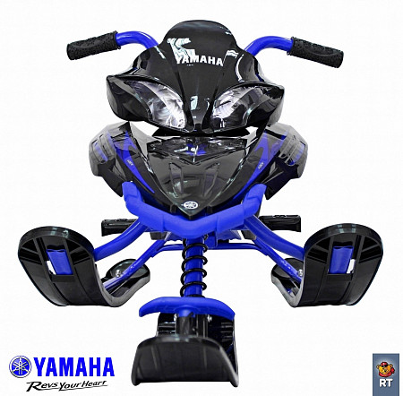 Снегокат Yamaha Apex Snow Bike Titanium black/blue