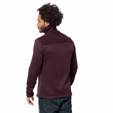 Джемпер мужский Jack Wolfskin Scandic Jacket Men port wine