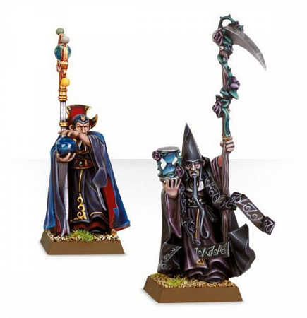 На картинке изображен Фигурки Games Workshop Warhammer: Empire Battle Wizards 86-17 Фигурки Games Workshop Warhammer: Empire Battle Wizards 86-17