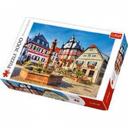 На картинке изображен Пазл Trefl Рыночная площадь Хеппенх 3000шт 33052 Пазл Trefl Рыночная площадь Хеппенх 3000шт 33052