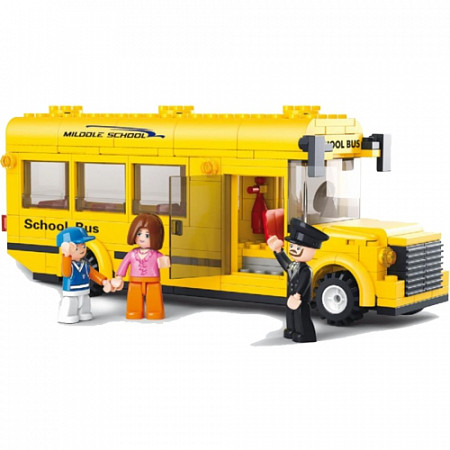 Конструктор Sluban Средний школьный автобус M38-B0507