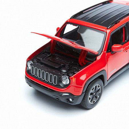 Масштабная модель автомобиля Maisto 1:24 Джип Ренегат (31282) red