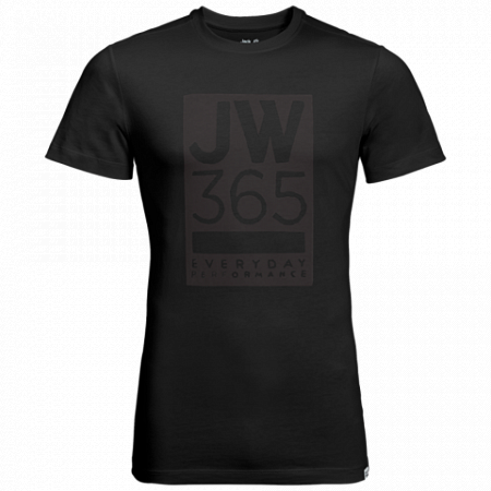 Футболка мужская Jack Wolfskin 365 T M black