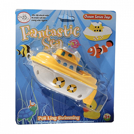 Игрушка для ванной Maya Toys Заводная лодка MY54458