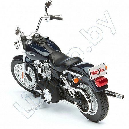 Масштабная модель мотоцикла Maisto 1:18 Harley Davidson 2006 FXBI Dyna Street Bob (31360) blue