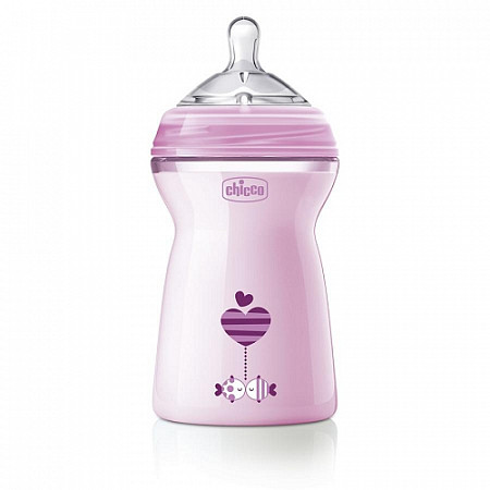 Бутылочка Chicco Natural Feeling 6+ мес 330 мл 00080837110000