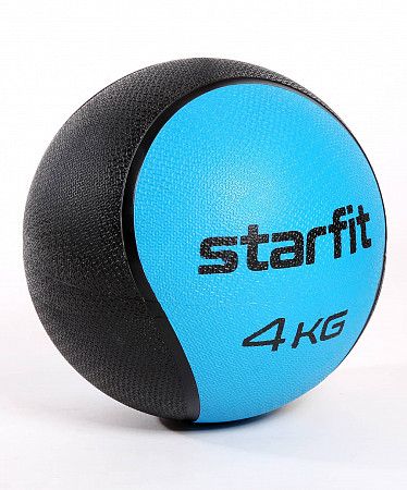 Медбол Starfit  GB-702 высокой плотности 4 кг blue