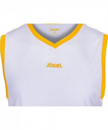 Майка баскетбольная детская Jogel JBT-1020-014 white/yellow