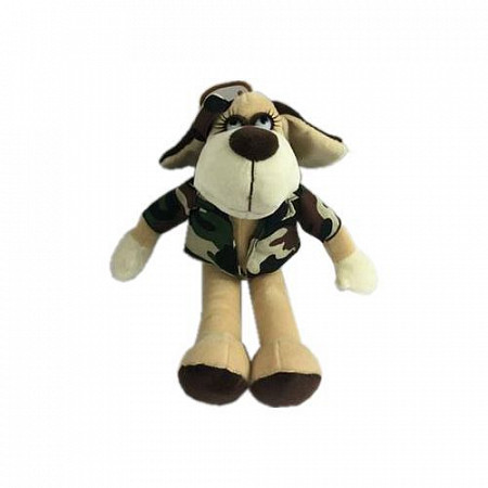 Мягкая игрушка Axiom Собака в камуфляжном костюме 15 см YSL18778