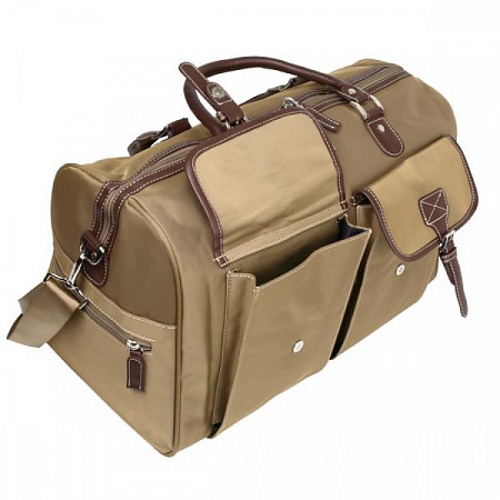 На картинке изображен Дорожная сумка Polar 8121д beige Дорожная сумка Polar 8121д beige