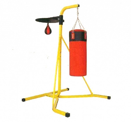 На картинке изображен Напольная подставка для мешка и груши СВ-1 Напольная подставка для мешка и груши СВ-1