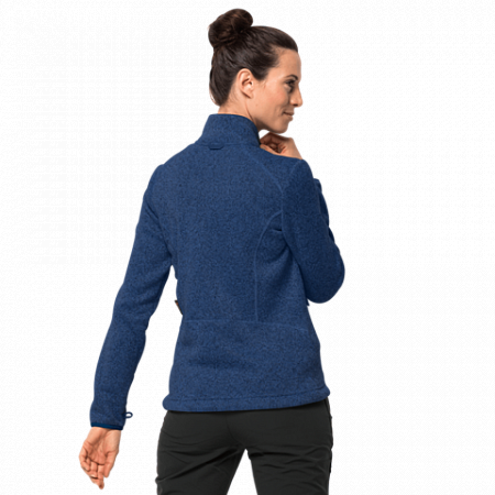 Джемпер женский Jack Wolfskin Caribou Track Jacket W porcelain blue