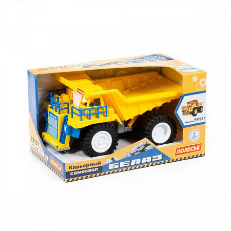 На картинке изображен Карьерный самосвал Полесье БелАЗ-75131 71736 Карьерный самосвал Полесье БелАЗ-75131 71736