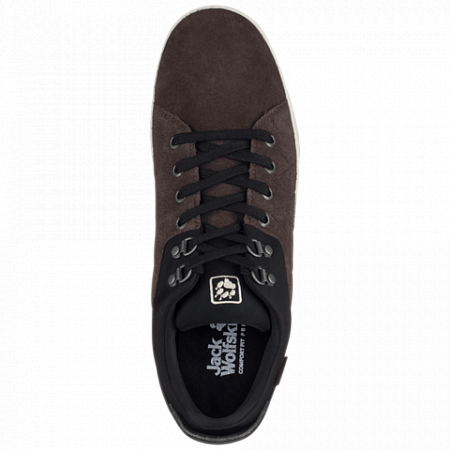 Полуботинки мужские Jack Wolfskin Auckland Texapore Low M walnut / black