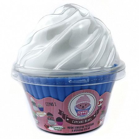 Плюшевый Мишка в ароматном кексе Premium Toys ванильное мороженое (1610033) blue