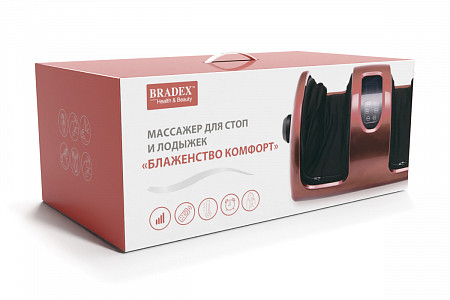 Массажер для стоп и лодыжек Bradex Блаженство комфорт KZ 0563 red