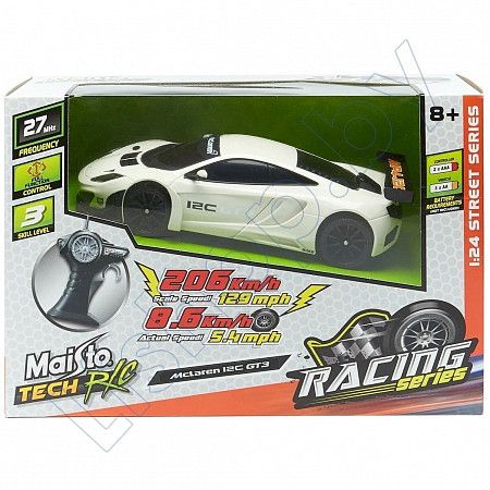 Радиоуправляемая машина Maisto 1:24 McLaren 12C GT3 (81145) white