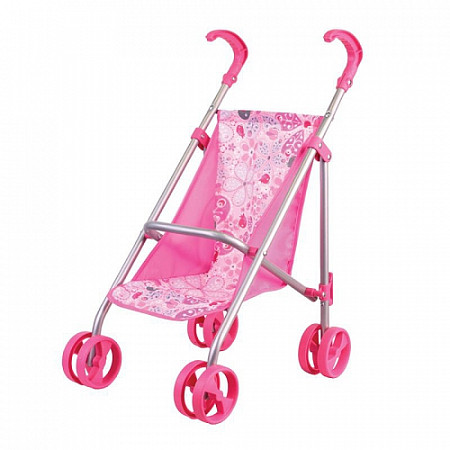 Коляска прогулочная Gulliver розовая (классическая) 22-11005
