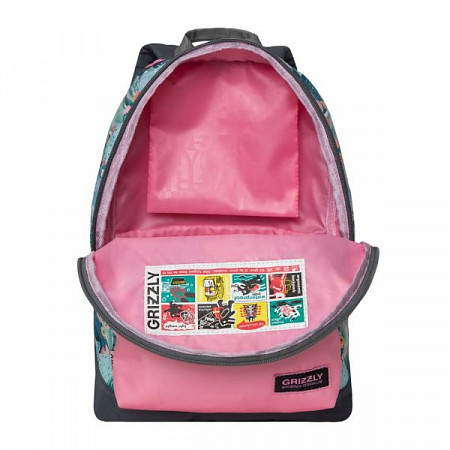 Школьный рюкзак GRIZZLY Цветущие кактусы RX-940-6