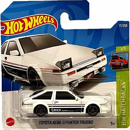 Машинка Hot Wheels Базовой коллекции Toyota AE86 Sprinter Trueno 17/250 (5785 HCV01) mainline 2022