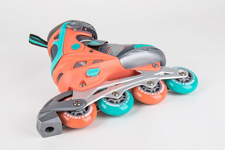 На картинке изображен Роликовые коньки Tech Team Azart 2021 pink Роликовые коньки Tech Team Azart 2021 pink