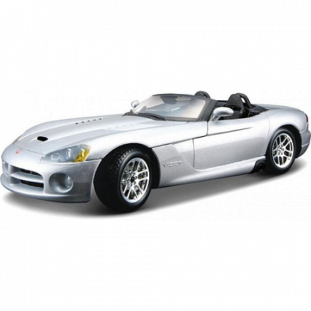 Коллекционная машина Bburago 1:24 Dodge Viper SRT/10 (18-22058) silver