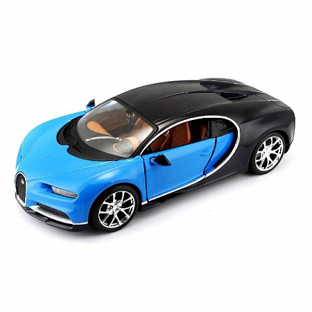 Масштабная модель автомобиля Maisto 1:24 Бугатти Широн (31514) blue/black
