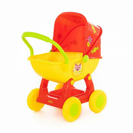 На картинке изображен Коляска для кукол Полесье Три кота №2 71446 Коляска для кукол Полесье Три кота №2 71446