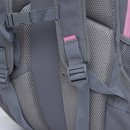 Рюкзак школьный GRIZZLY RG-161-2 /2 grey