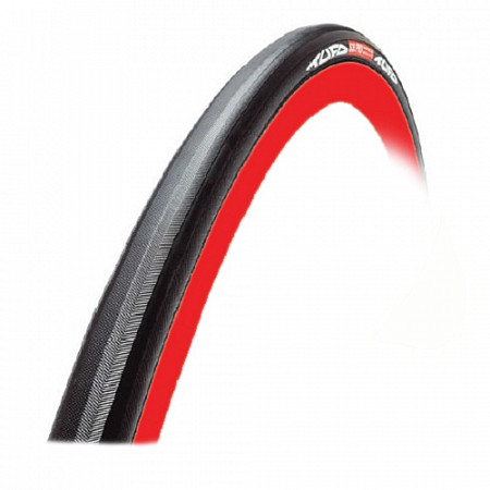 Велопокрышка TUFO S33 PRO (28"x21) black/red (велооднотрубка)