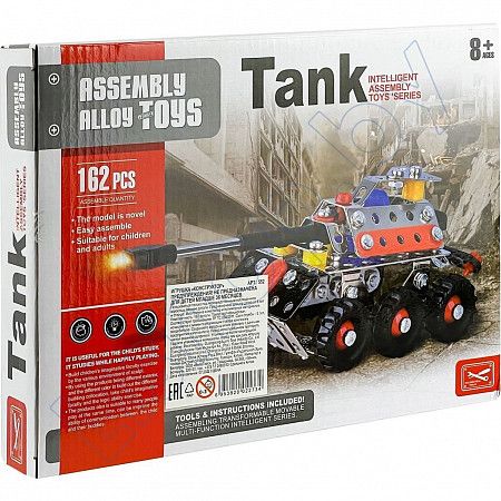 Конструктор UniToys Танк (552)